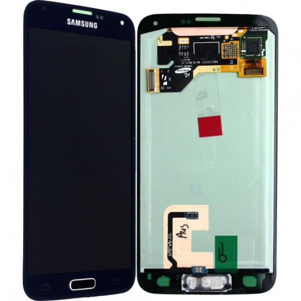 LCD Display Einheit inkl. Touchscreen für Samsung Galaxy S5 SM-G900F, schwarz, wie GH97 -15959B