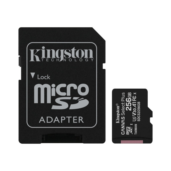 Speicherkarte micro-SDXC Card (Trans Flash), 256 GB, Class 10, inkl. Adapter auf SD-Card
