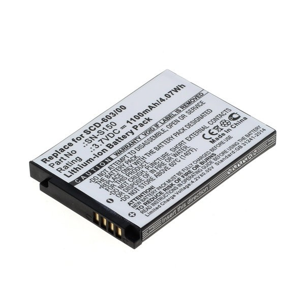 Batterij voor Babyphone Philips Avent SCD603, SCD603/00 als SN-S150