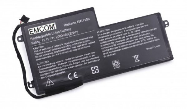 Batterij voor Lenovo Thinkpad K2450, T440, T450, X240 Touch, als 45N1110, 45N1112, 45N1113