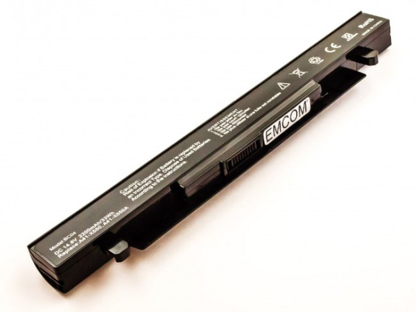 Batterij voor Asus A450, A550, D450, E450, F450, F550, K550, P450, R510, als A41-X550, 2200mAh, 14,4V