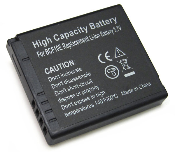 Batterij als Panasonic DMW-BCF10E, voor Panasonic Lumix DMC F2, F3, FH1, FP8, FS1, FS15, FT1, FT4S, FX40