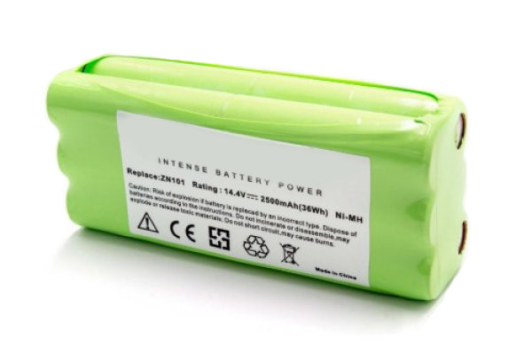 Batterij voor Batterij-Sauger Ecovacs Midea, Dibea, Dirt Devil Libero, Spieder, R1-L051B, 14.4V, 2.500mAh