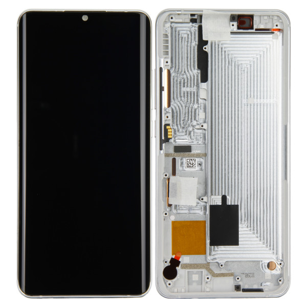 LCD-Kompletteinheit voor Xiaomi Mi Note 10, Mi Note 10 Pro, Glacier White
