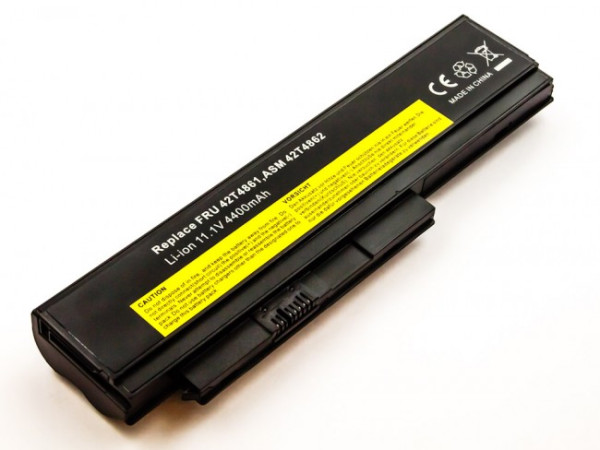 Batterij voor IBM Lenovo ThinkPad X220, X220i, X220S, als 0A36283, 42T4861, 42T4862, 42Y4864, 45N1019