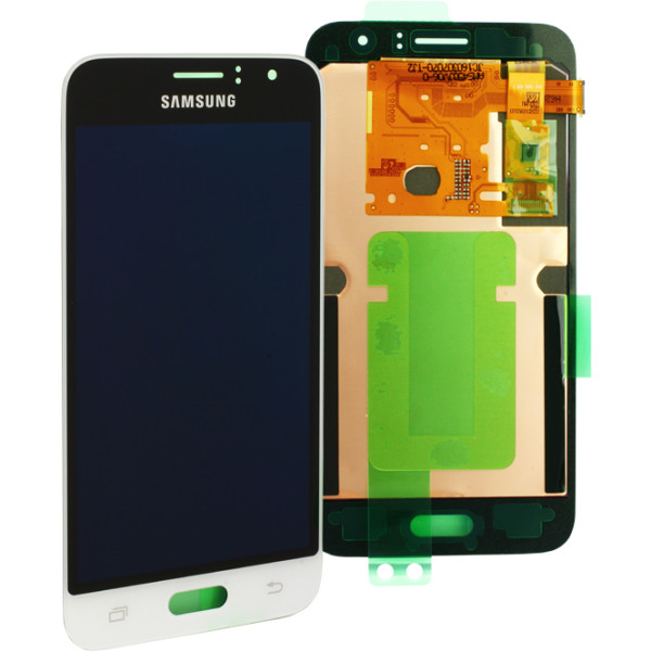 LCD-Kompletteinheit für Samsung Galaxy J1 2016 J120F, weiß