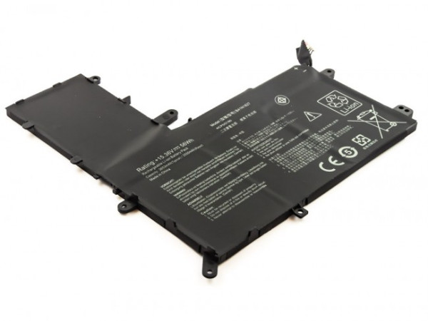Batterij voor Asus ZenBook Flip 15 UX562, UX562FA, UX562FD, als 0B200-03070200, B41N1827, 15,36V 3650 mAh