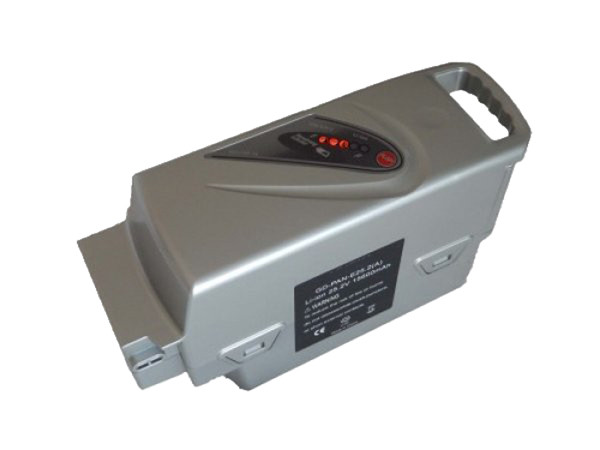 Batterij voor Panasonic Flyer 26V C-,L-,T-,S- und R-Serie, Helkama E2800, Victoria Assen, 15.6Ah, silber