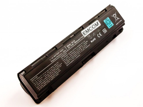 Krachtige Batterij voor Toshiba Dynabook T552, Satellite C50, C75, C800, C875, L855, M800, 6.600 mAh