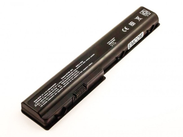 Batterij voor HP Pavilion DV7, DV8, HDX18, als HSTNN-IB75, HSTNN-C50C, HSTNN-Q35C, 4400 mAh, 14.4V