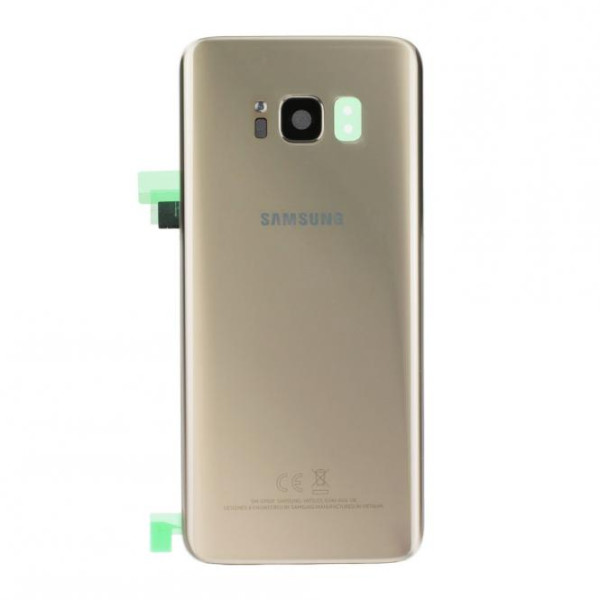 Batterijdeckel voor Samsung Galaxy S8 G950F, Farbe: Gold, als GH82-13962F