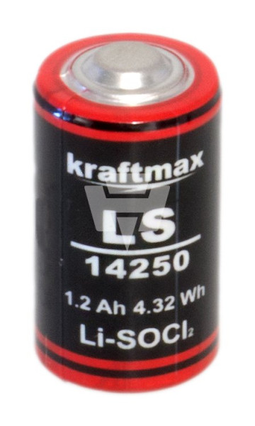 Lithium-Batterie Kraftmax LS14250, 1/2 AA, 3.6 V