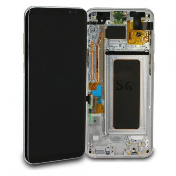 Komplett LCD+ Frontcover mit Touch Panel für Samsung Galaxy S8 Plus G955F, Arctic Silver