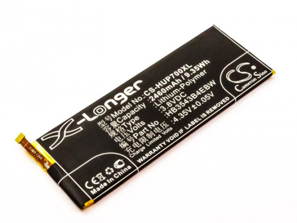 Batterij voor Huawei Ascend P7, als HB3543B4EBW