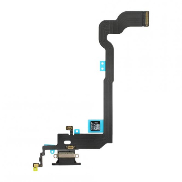 Dock-Connector Lade-Anschluß mit Flexkabel für iPhone X, grau