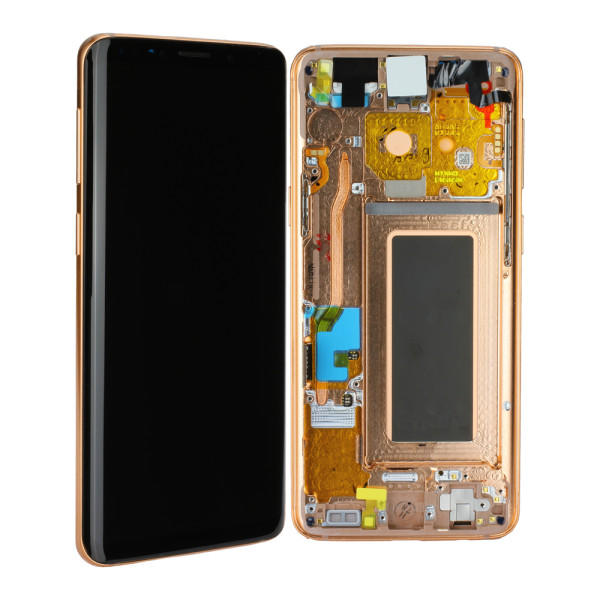 LCD-Kompletteinheit voor Samsung Galaxy S9 G960F, Sunrise Gold