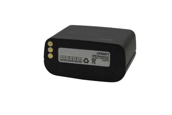 Batterij voor Ericsson P500, P502, P505, Niros PMR1001, TRX1001, TX1001, als 5670, Ni-Mh, 7,2 V, 1650 mAh