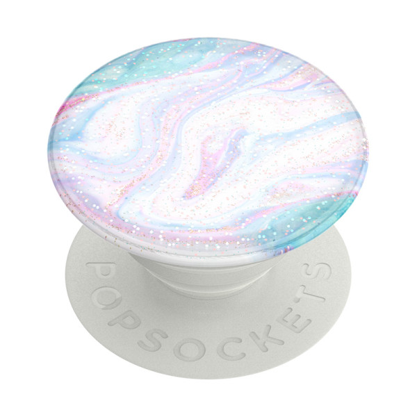 PopSockets PopGrip Glitter Soft Swirls - ausziehbarer Griff voor Handys