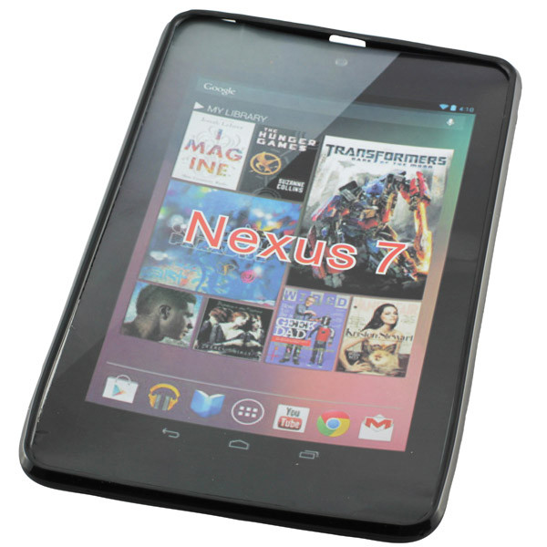 Back-Case voor Google Nexus 7, zwart , (TPU)