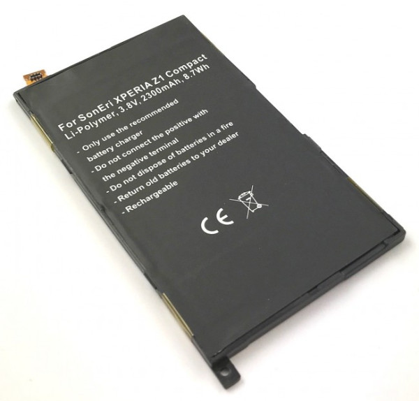 Batterij voor Sony Xperia Z1 Compact, Xperia Z1 Mini, Amami, Amami Mak, als 1274-3419.1, LIS1529ERPC