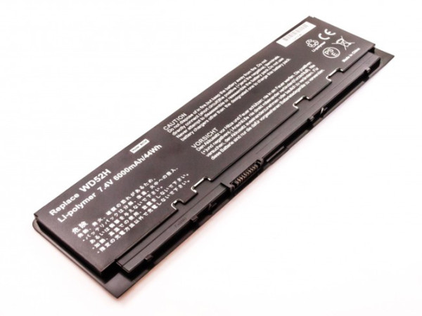Batterij voor Dell Latitude E7240, E7250, als 0W57CV, 451-BB, GVD76, HJ8KP, W57CV, WD52H, 6.000mAh