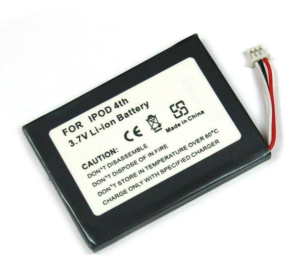 Batterij voor iPod IV, Photo, 4. Generation, Batterij-Typ 616-0206, Li-Ionen