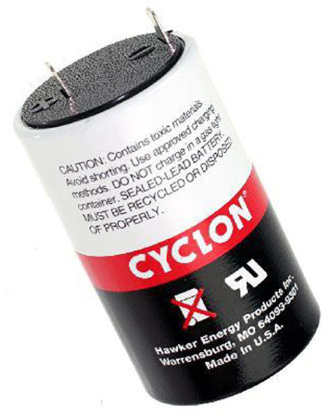 Blei-Batterij Hawker Enersys Cyclon 5.0-2, 6,3 mm Faston Anschluss, 2 Volt, 5 Ah