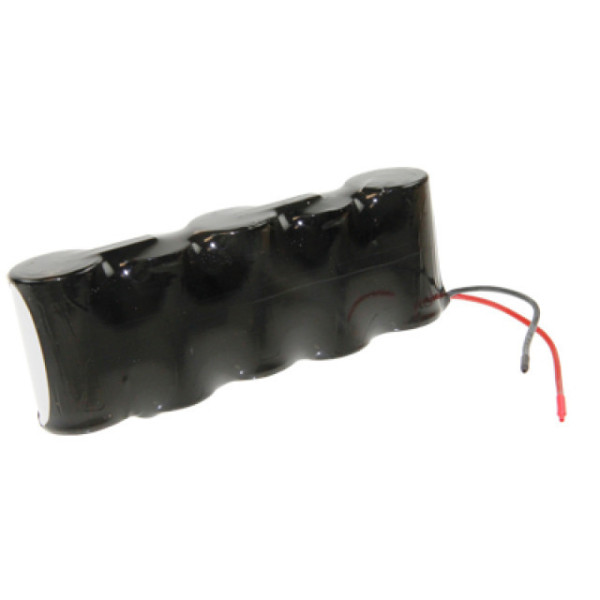 Batterijpack voor Notbeleuchtung 6V, F1x5 Saft, D (Mono), VNT D mit Kabel, 4Ah