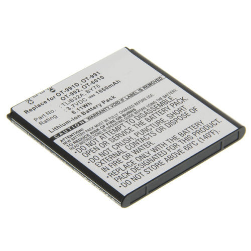 Batterij voor Alcatel One Touch 991, 991 Play, 992, 992D, 6010, 6010D, Star, als BY78, CAB32A0000C1