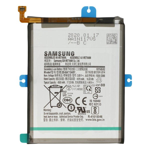 Batterij Original Samsung voor Galaxy A71 SM-A715F, Typ EB-BA715ABY