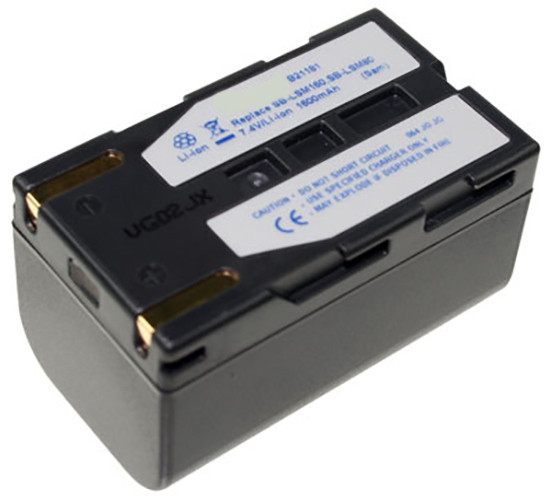 Batterij als Samsung SB-LSM160, SB-LSM80, voor SC-D351, D352, D353, D354, D355, D357, D455, VP-D655, 2Ah