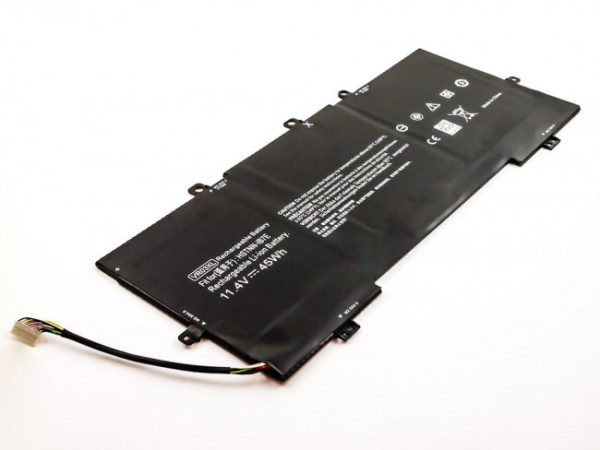 Batterij voor Hewlett-Packard Envy 13, als VR03XL, 11,4 V, 3900 mAh, Li-Polymer
