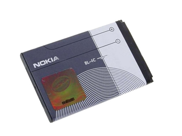 Akku Nokia original BL-4C für 6100, 6300, 2650, 2705, 3500, 5100, 6131, 6760, 7200, 7270, C2-05, X2