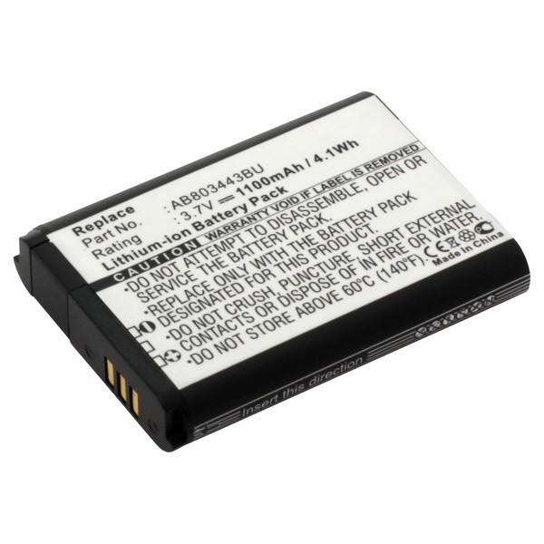 Batterij voor Samsung C3350 Galaxy Xcover 2, als AB803443BU