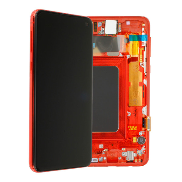 LCD-Kompletteinheit für Samsung Galaxy S10e G970F, Cardinal Red