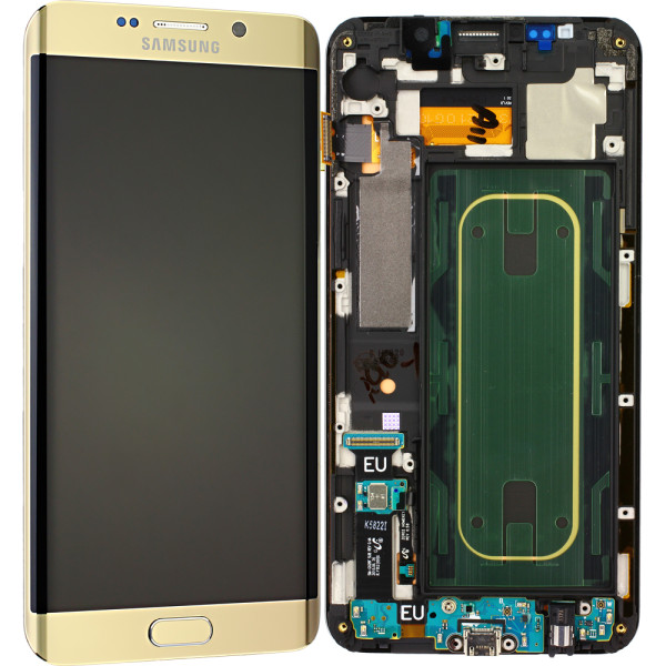 Komplett LCD &amp; Toucheinheit voor Samsung Galaxy S6 Edge+ G928F, gold