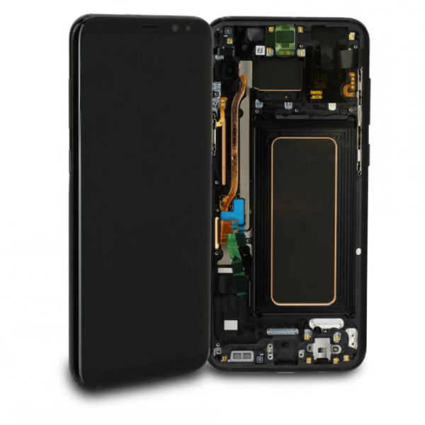 Komplett LCD+ Frontcover mit Touch Panel für Samsung Galaxy S8 Plus G955F, Midnight Black