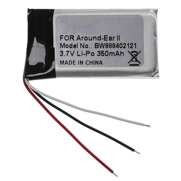Akku für Bose SoundLink Around-Ear II, AE2, wie AHB571935PCT-01, Li-Polymer, 3,7 V, 350 mAh