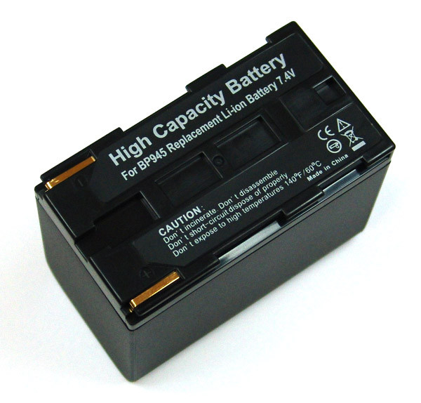 Batterij als Canon BP-945 voor C2, DM MV1, E1, ES 4000, ES 50, ES 5000, G 1000, GL 1, MV 100, UC V100