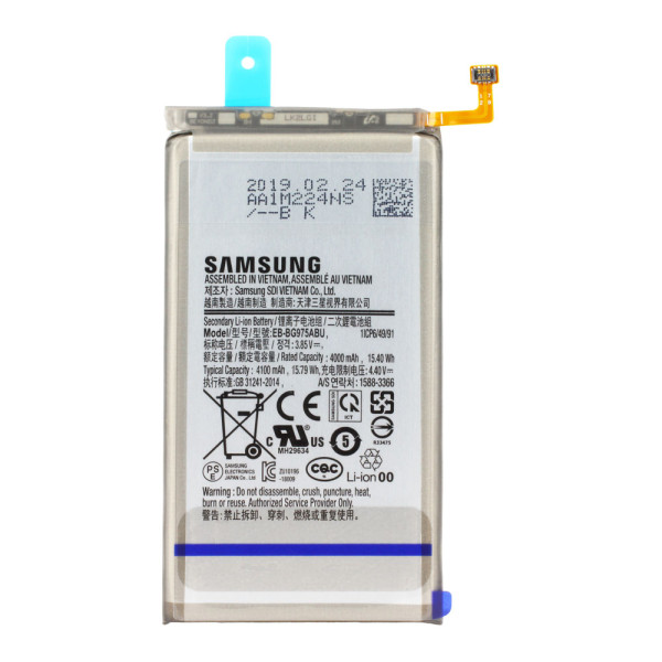 Batterij Original Samsung voor Galaxy S10+ SM-G975F, Typ EB-BG975ABU
