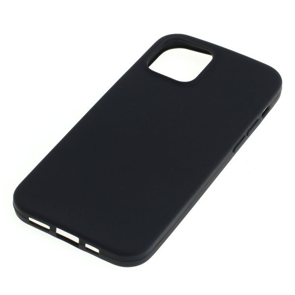 BackCase / Schutz-Hülle voor Apple iPhone 12, 12 Pro aus flexiblem TPU, zwart