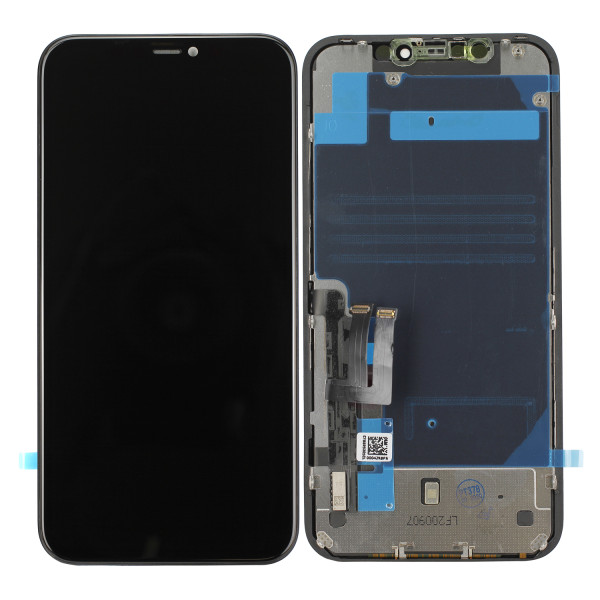 LCD-Display mit Metallrahmen, In-Cell Bauweise, voor iPhone 11, zwart