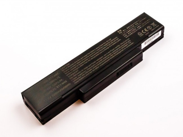Batterij voor MSI CR400, EX400, EX630, GE600, GT627, GX730, M655, VR430, als CBPIL72, BTY-M66, 5200 mAh