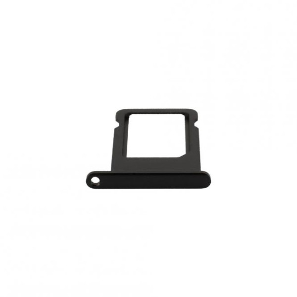 SIM Tray / SIM-Kartenhalter voor iPhone 7, glänzend zwart