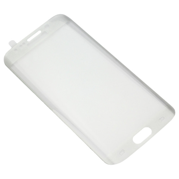 Displayschutz-Glas voor Samsung Galaxy S6 Edge, aus gehärtetem 0,3 mm Glas, mit Reinigungstuch