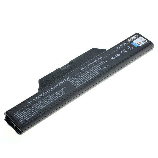 Batterij voor HP / Compaq 510, 610, 615, HP Business 6720, 6730, als HSTNN-IB51, HSTNN-OB62, 4.4Ah, 14,4V