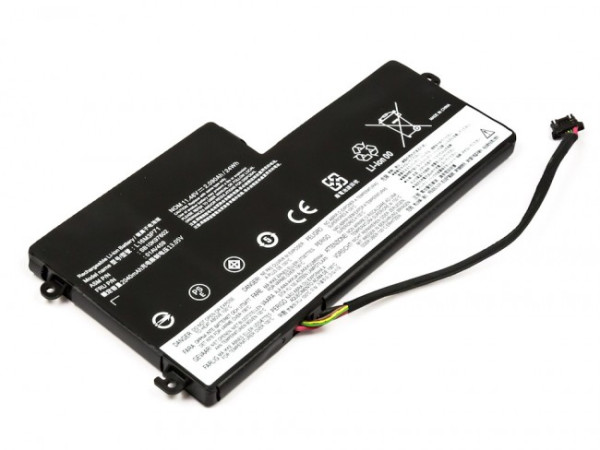 Batterij voor Lenovo ThinkPad X240, X250, X260, X270, T440, T450, T450s, als 45N1108, 11,46 V, 2090 mAh