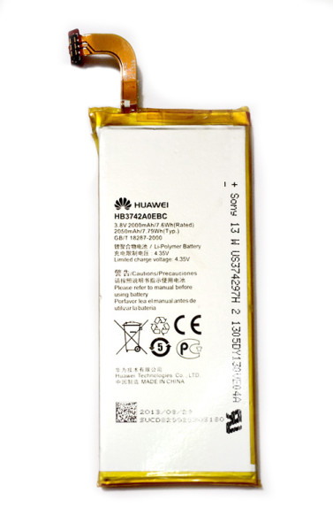 Batterij Original HB3742A0EBC Huawei voor Ascend P6, P7 mini, G6, G620s, G628, G630