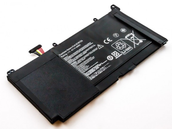 Batterij voor Asus R553LF, R553LN, S551, als B31N1336, B31-N1336, 11.4 V, 4200 mAh
