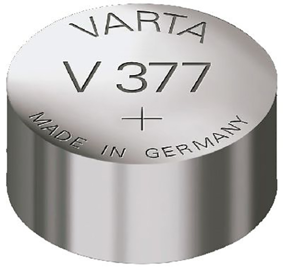 Uhrenbatterie 1,55V Knopfzelle im 1erBlister SR626SW RW329 2 x Varta V 377